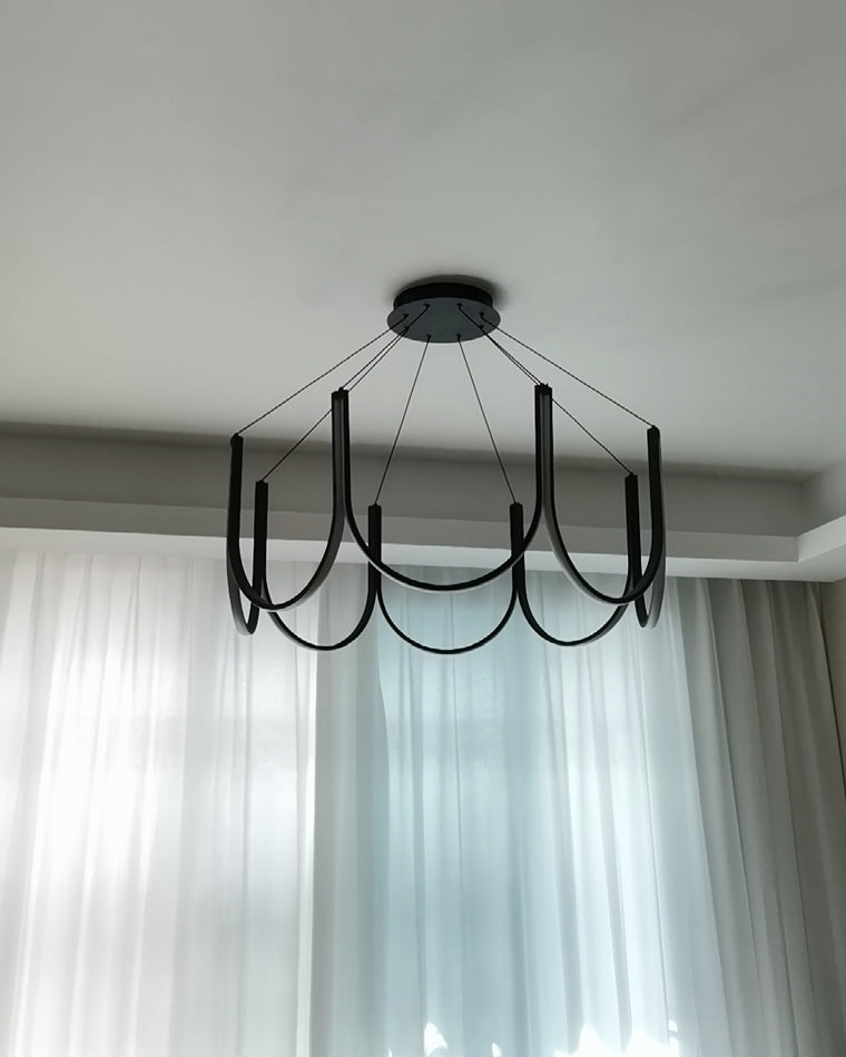 Olverai Minimal U-shaped Round chandelier