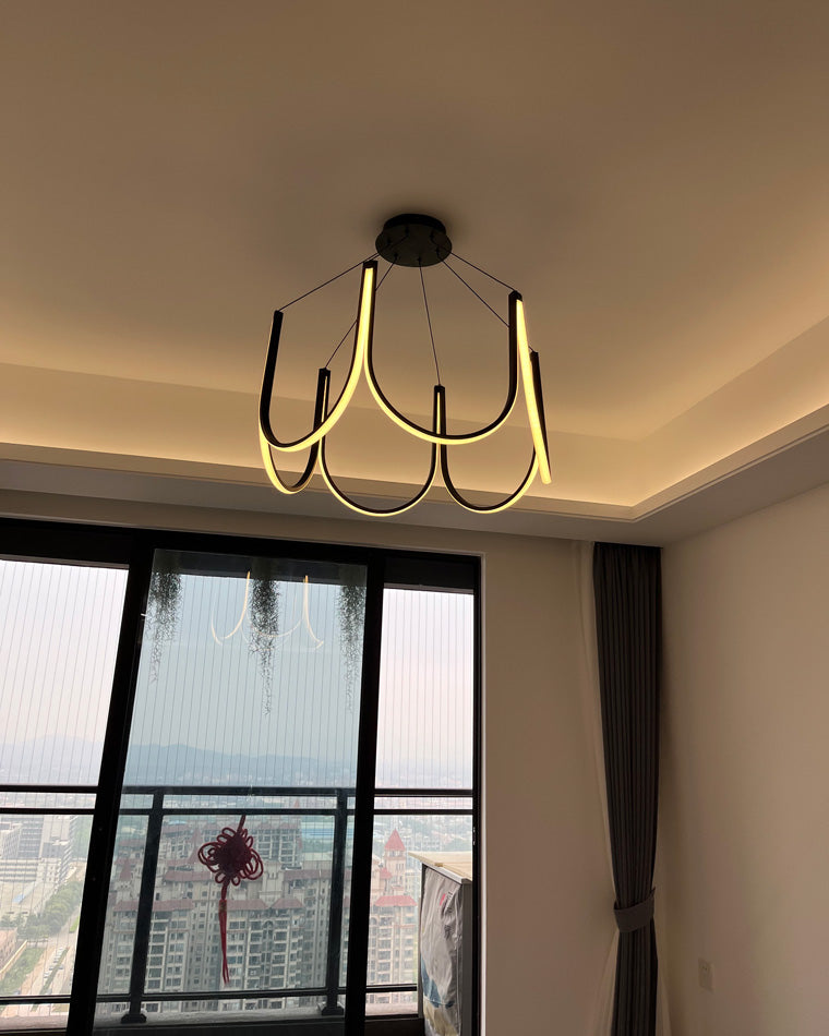 Olverai Minimal U-shaped Round chandelier