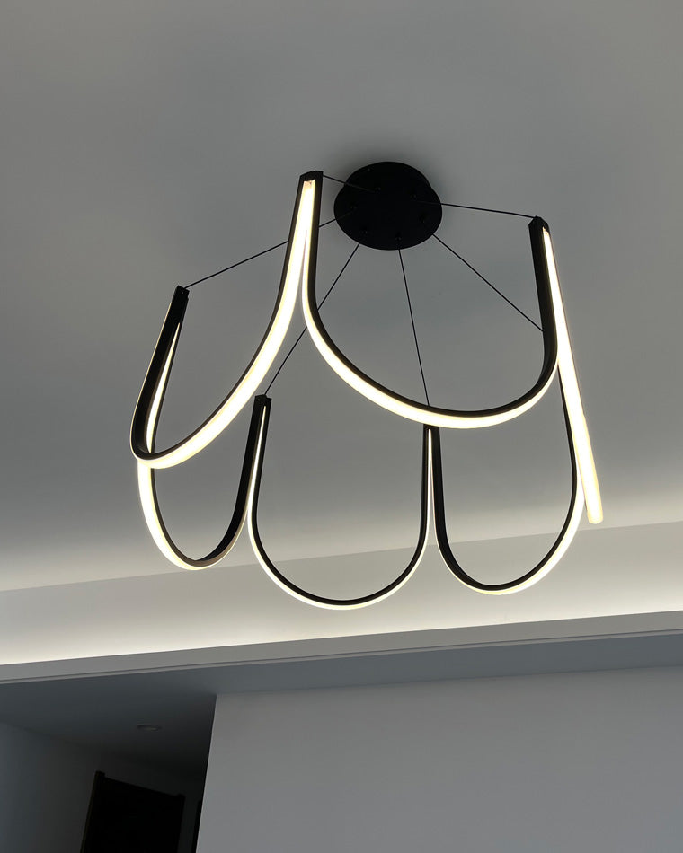Olverai Minimal U-shaped Round chandelier