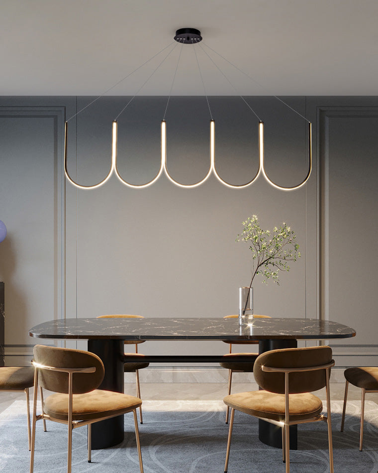 Olverai Minimal U-shaped Round chandelier