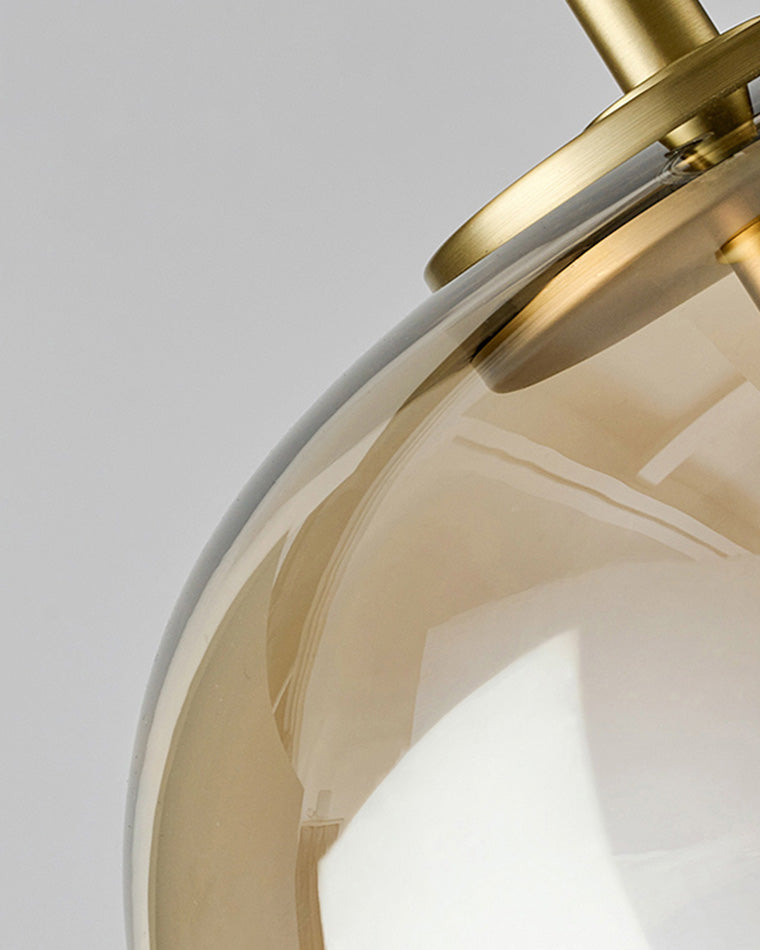 Olverai Drum Blown Glass Pendant Light