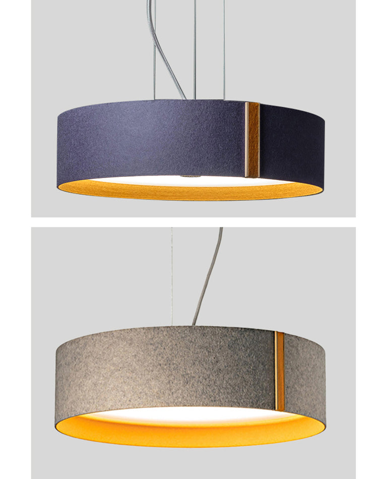 Olverai Drum Felt Pendant Light
