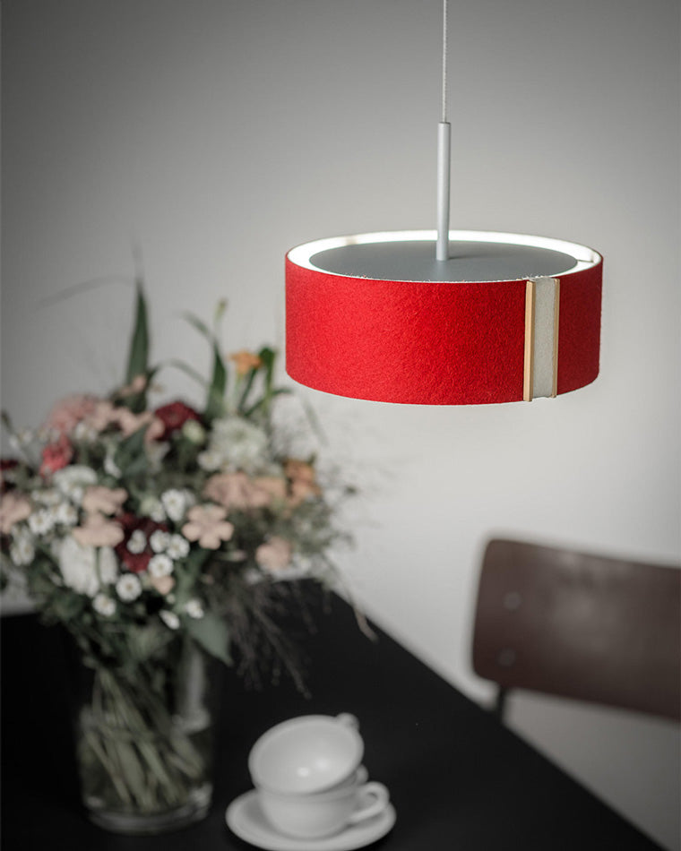 Olverai Drum Felt Pendant Light