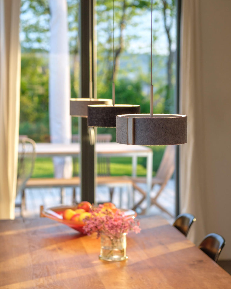 Olverai Drum Felt Pendant Light