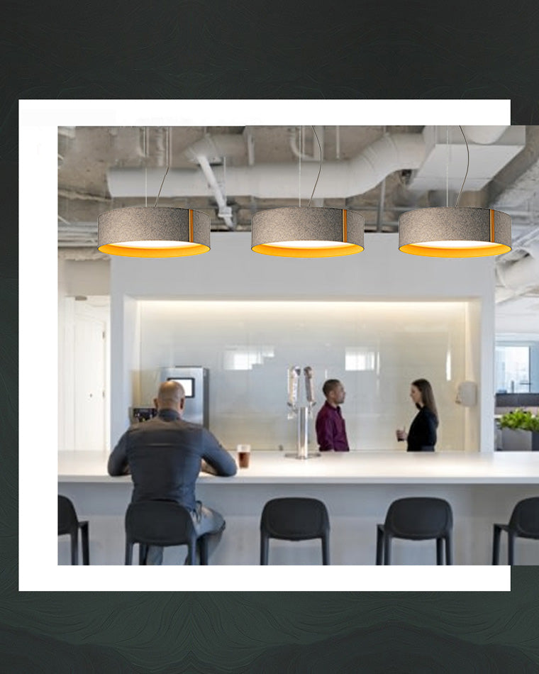Olverai Drum Felt Pendant Light