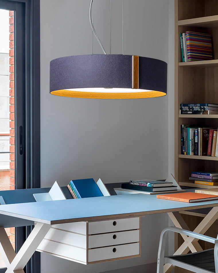 Olverai Drum Felt Pendant Light