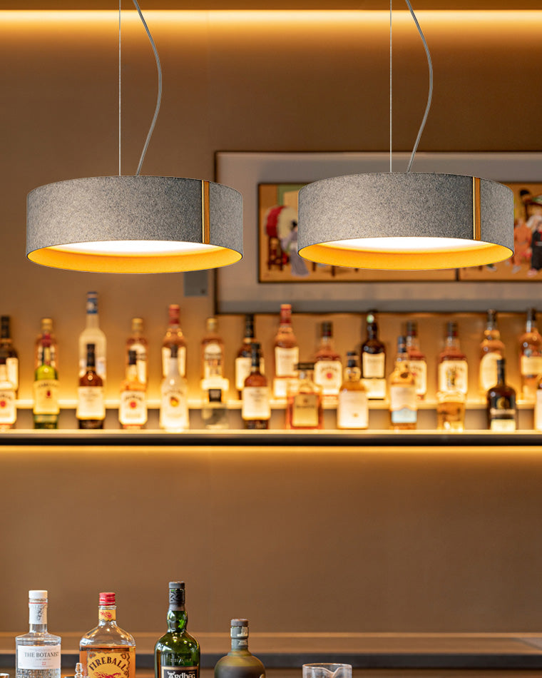 Olverai Drum Felt Pendant Light
