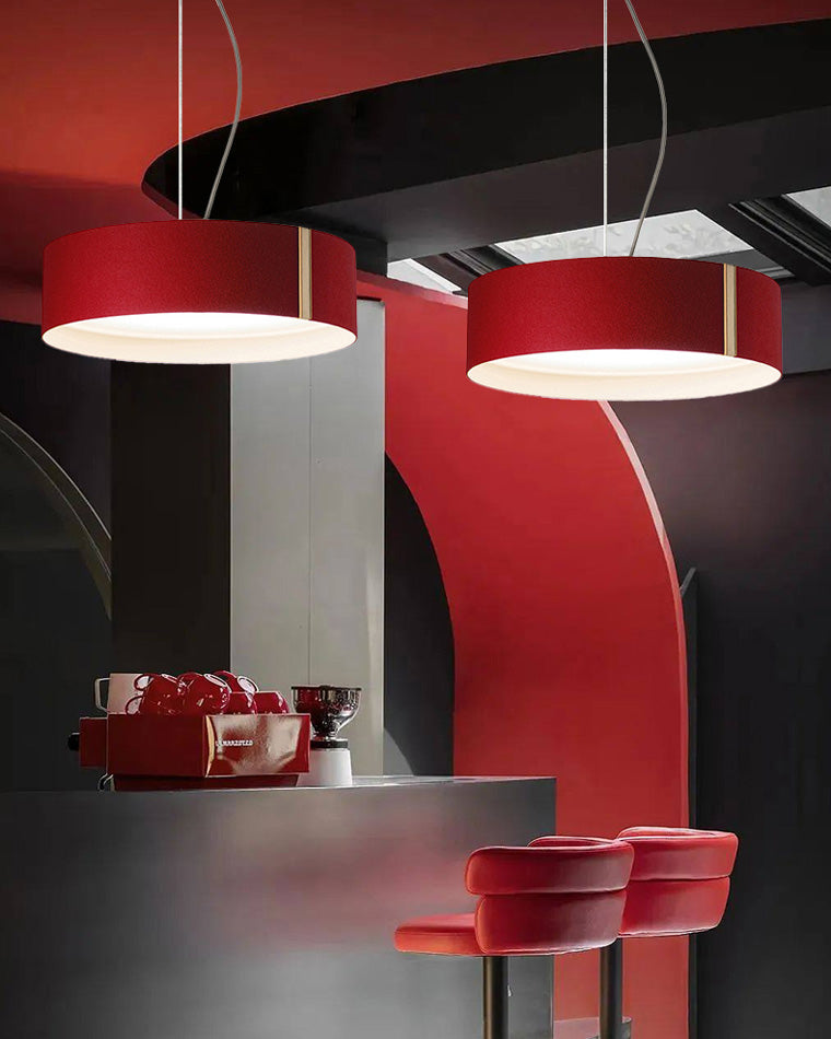 Olverai Drum Felt Pendant Light