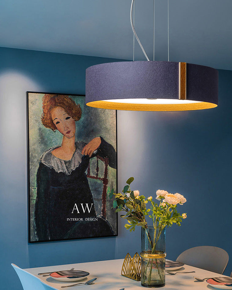 Olverai Drum Felt Pendant Light