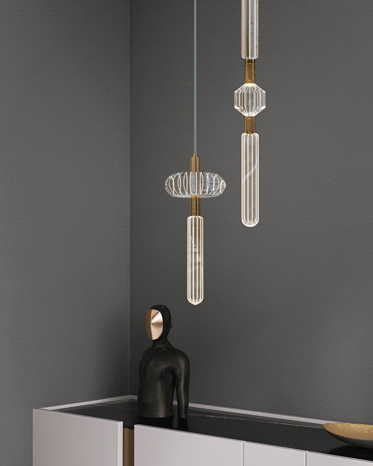 Olverai Cypher Vertical/Horizontal Glass Pendant light