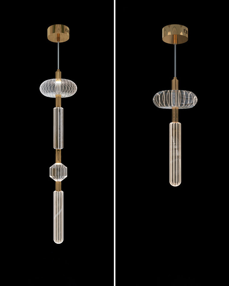 Olverai Cypher Vertical/Horizontal Glass Pendant light