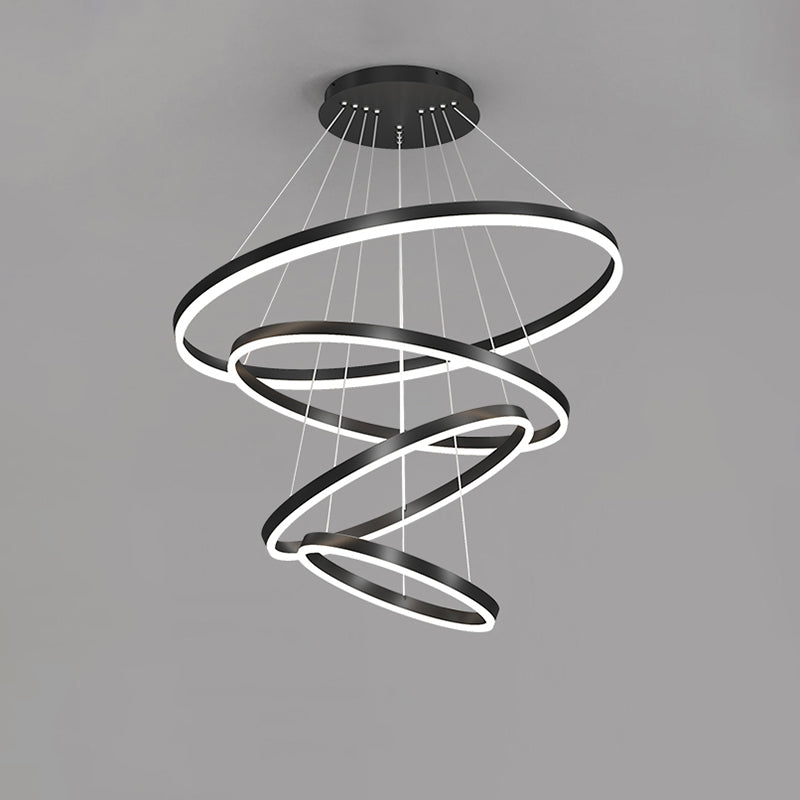 Olverai Tiered Ring LED Chandelier