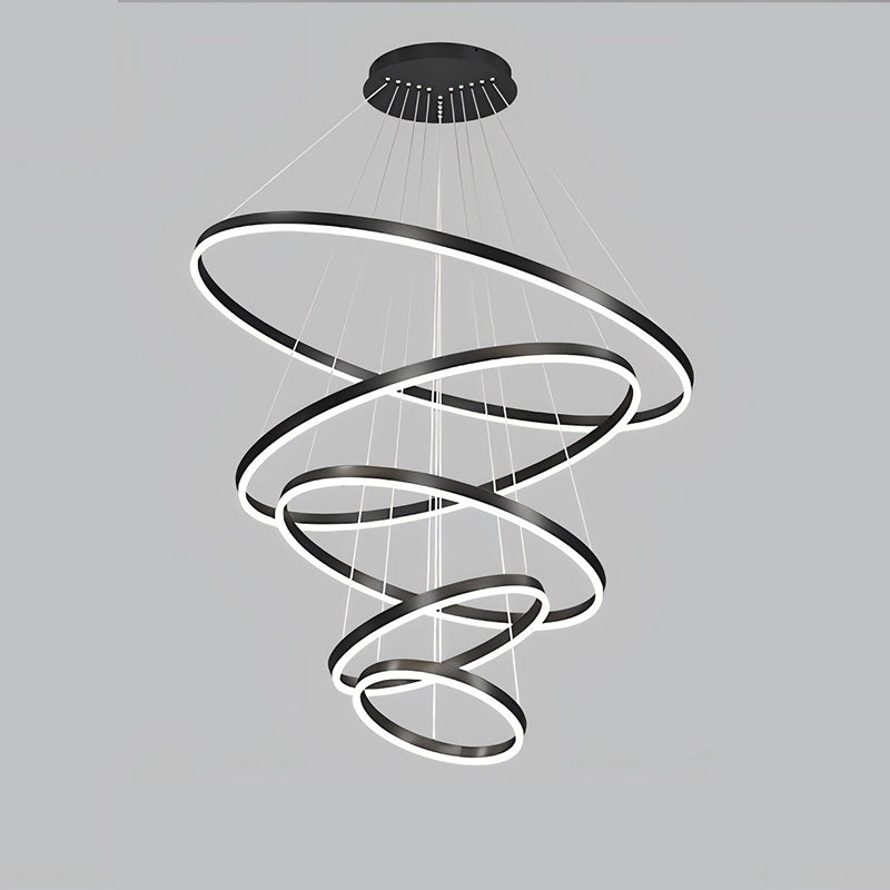 Olverai Tiered Ring LED Chandelier