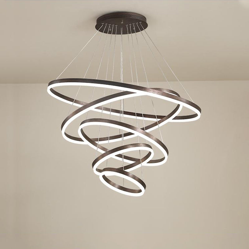 Olverai Tiered Ring LED Chandelier
