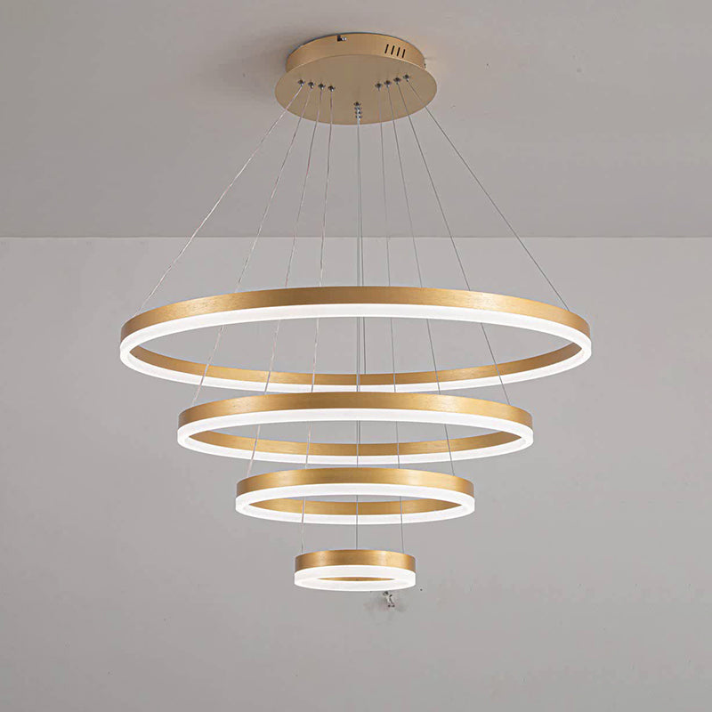 Olverai Tiered Ring LED Chandelier