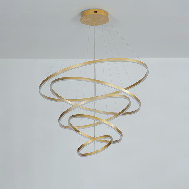 Olverai Tiered Ring LED Chandelier