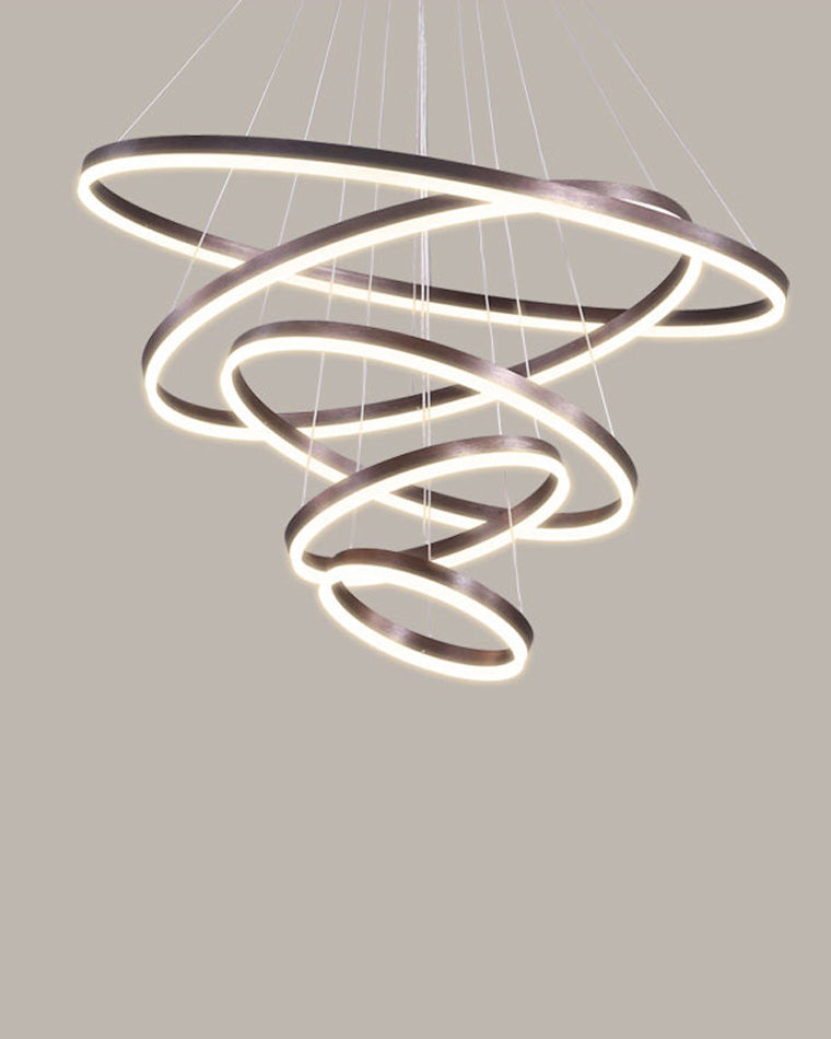 Olverai Tiered Ring LED Chandelier