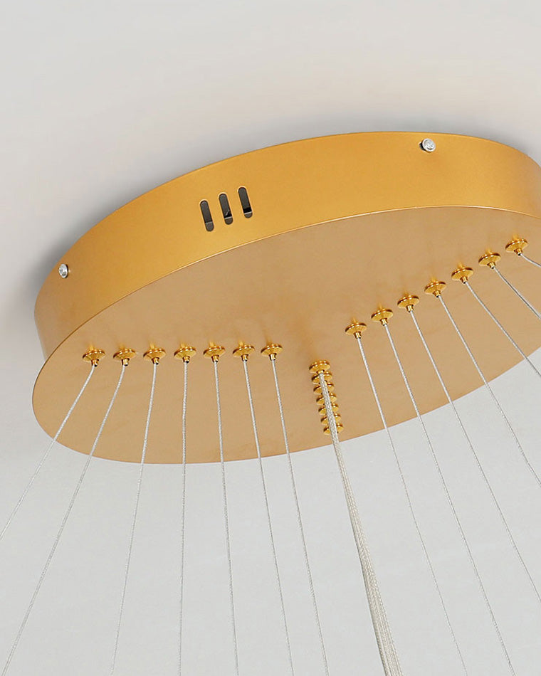 Olverai Tiered Ring LED Chandelier