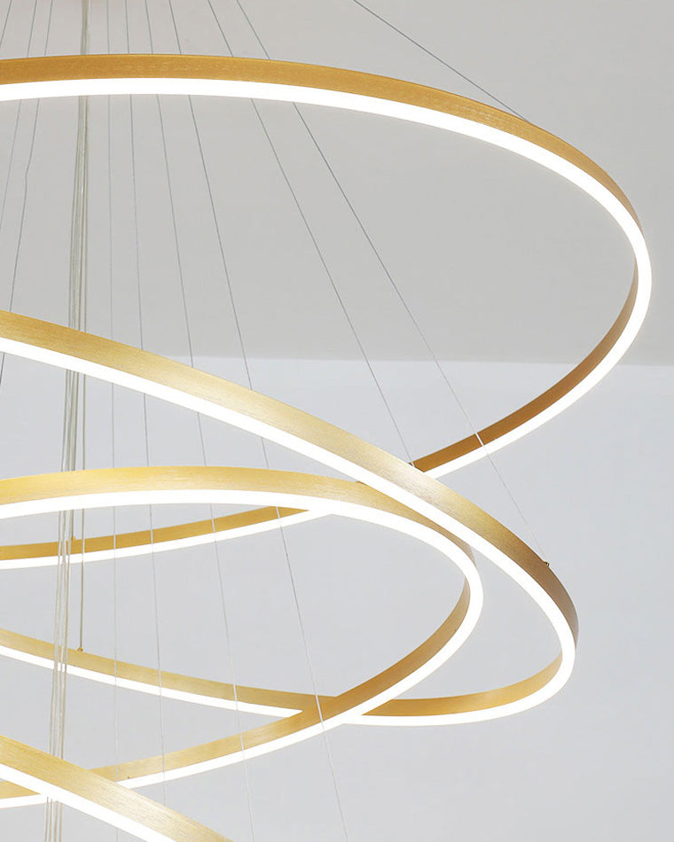 Olverai Tiered Ring LED Chandelier