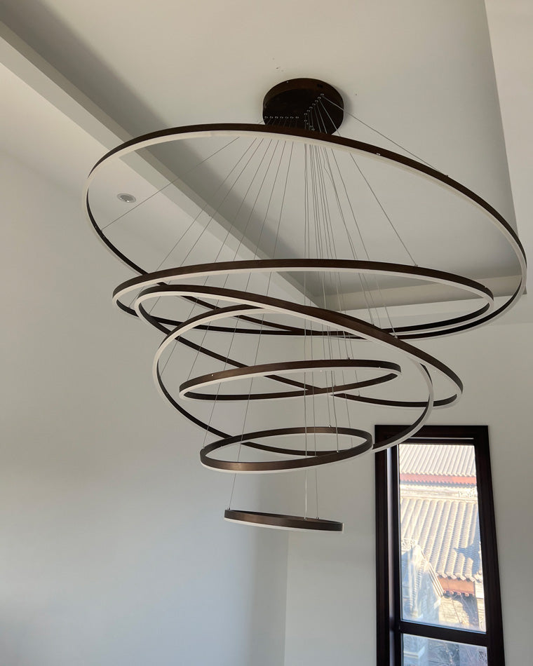 Olverai Tiered Ring LED Chandelier