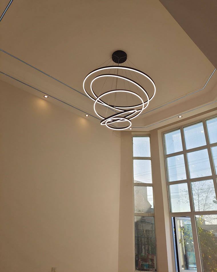 Olverai Tiered Ring LED Chandelier