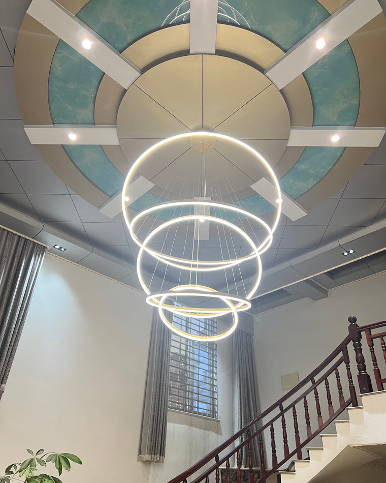Olverai Tiered Ring LED Chandelier