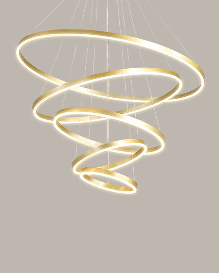 Olverai Tiered Ring LED Chandelier