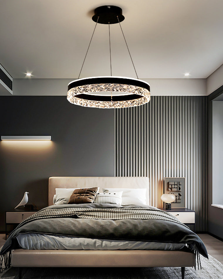 Olverai Acrylic Circular LED Chandelier