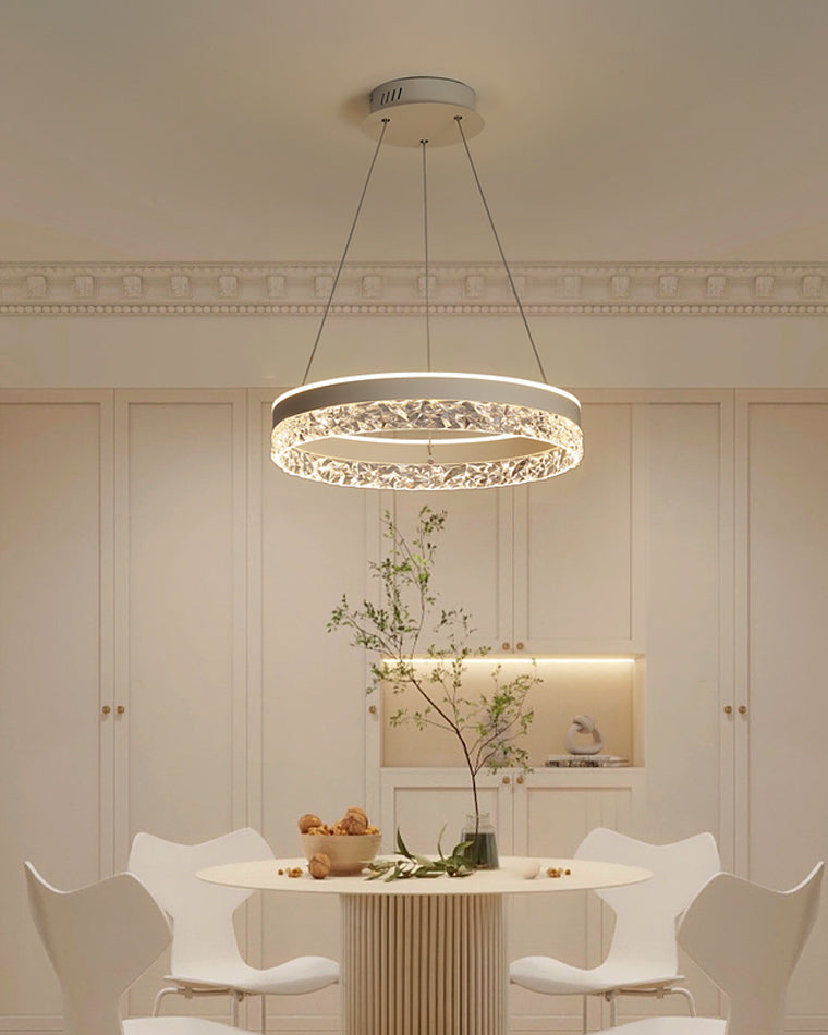 Olverai Acrylic Circular LED Chandelier