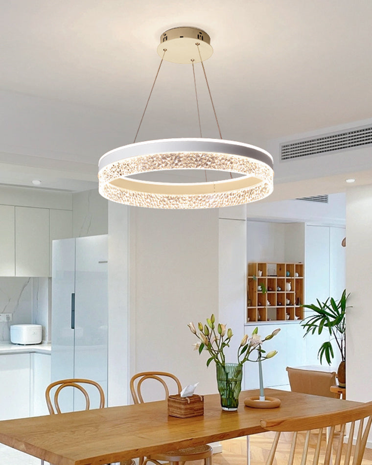 Olverai Acrylic Circular LED Chandelier