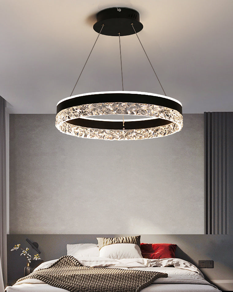 Olverai Acrylic Circular LED Chandelier