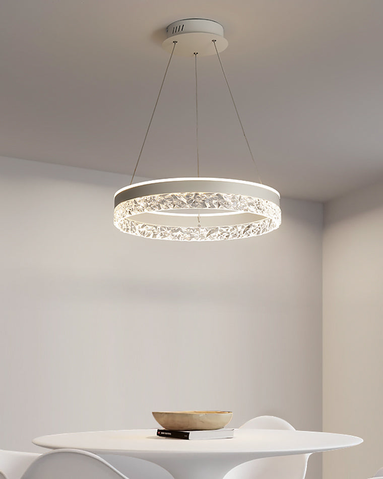 Olverai Acrylic Circular LED Chandelier