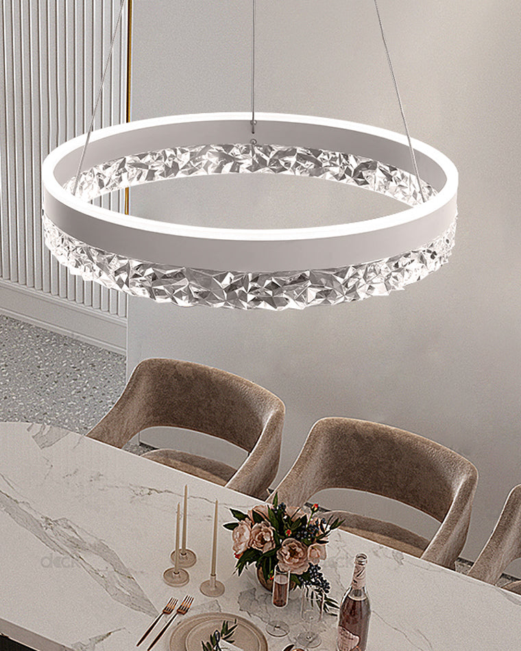 Olverai Acrylic Circular LED Chandelier