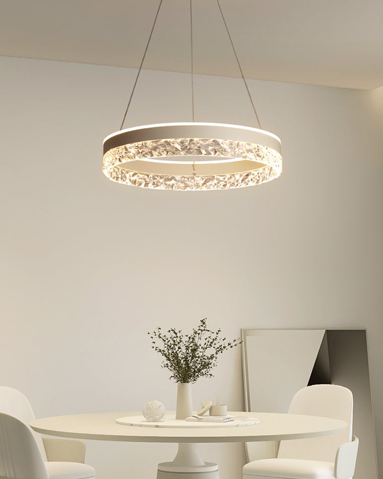 Olverai Acrylic Circular LED Chandelier