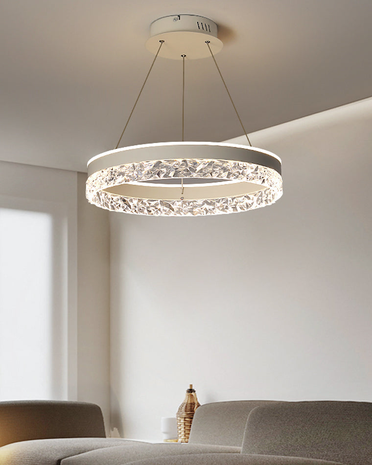 Olverai Acrylic Circular LED Chandelier