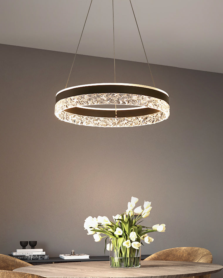 Olverai Acrylic Circular LED Chandelier