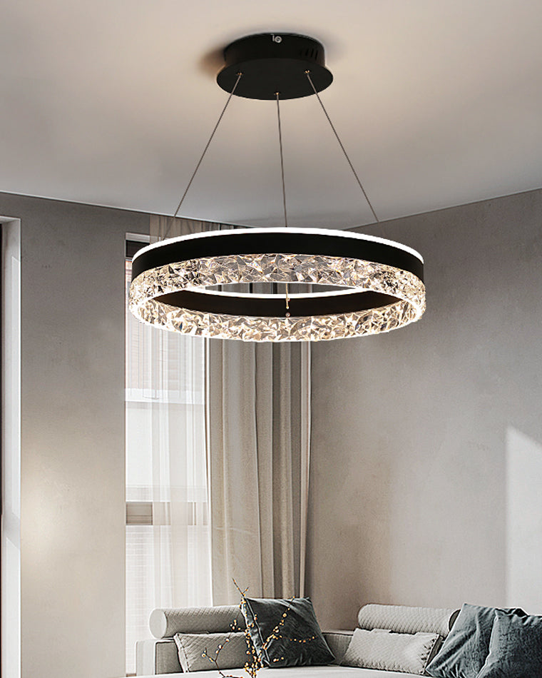 Olverai Acrylic Circular LED Chandelier