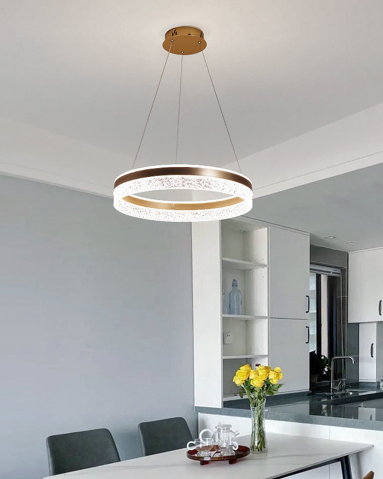 Olverai Acrylic Circular LED Chandelier