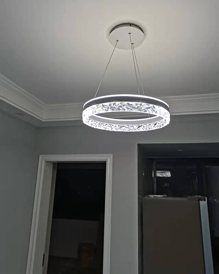 Olverai Acrylic Circular LED Chandelier