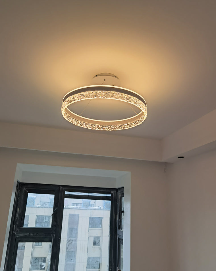 Olverai Acrylic Circular LED Chandelier