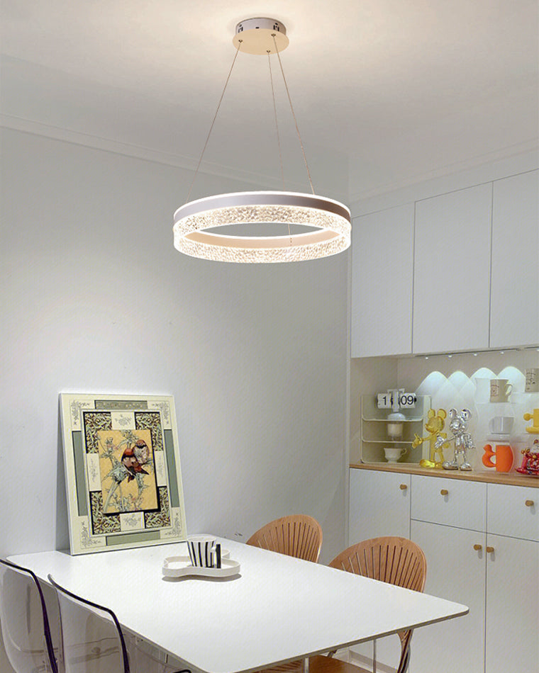 Olverai Acrylic Circular LED Chandelier