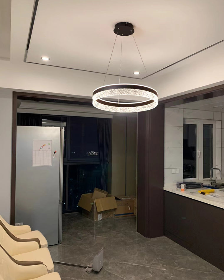 Olverai Acrylic Circular LED Chandelier