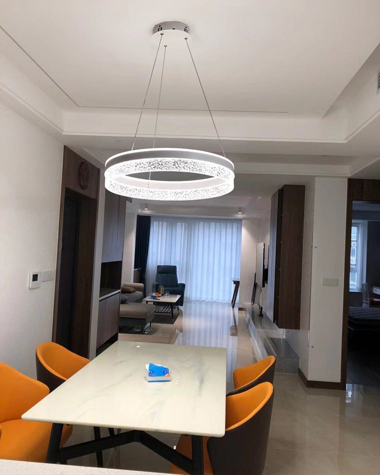 Olverai Acrylic Circular LED Chandelier