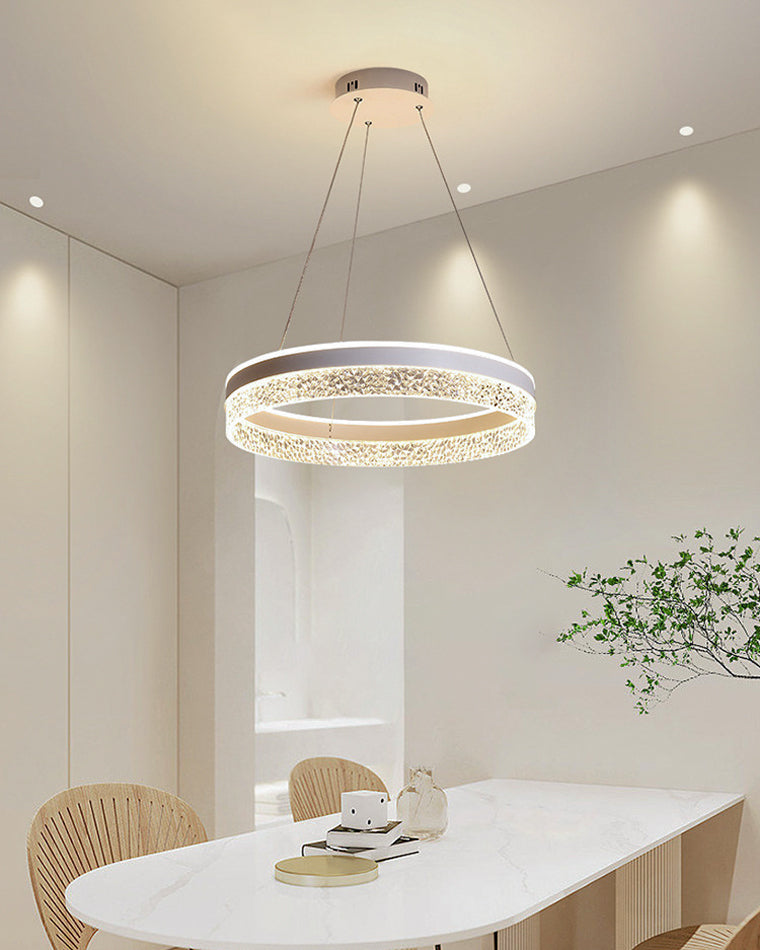 Olverai Acrylic Circular LED Chandelier