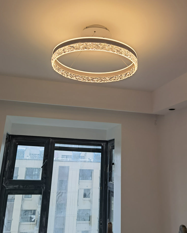 Olverai Acrylic Circular LED Chandelier