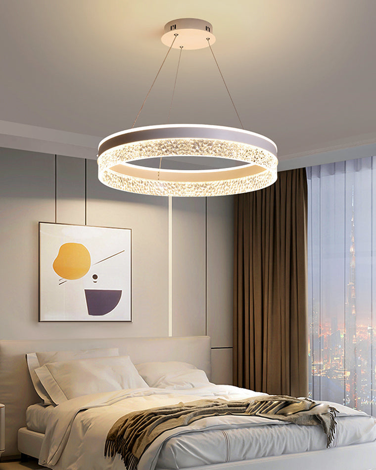 Olverai Acrylic Circular LED Chandelier