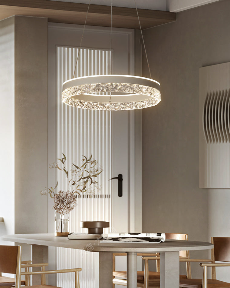Olverai Acrylic Circular LED Chandelier
