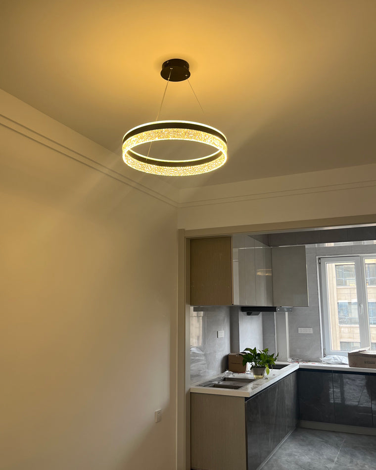 Olverai Acrylic Circular LED Chandelier