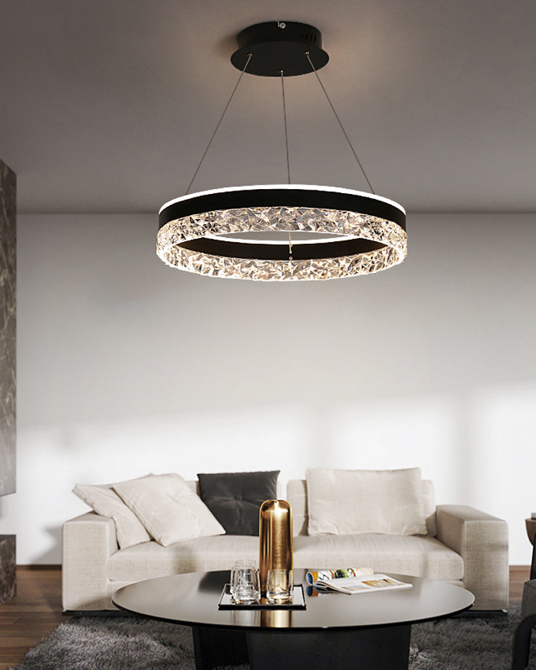 Olverai Acrylic Circular LED Chandelier