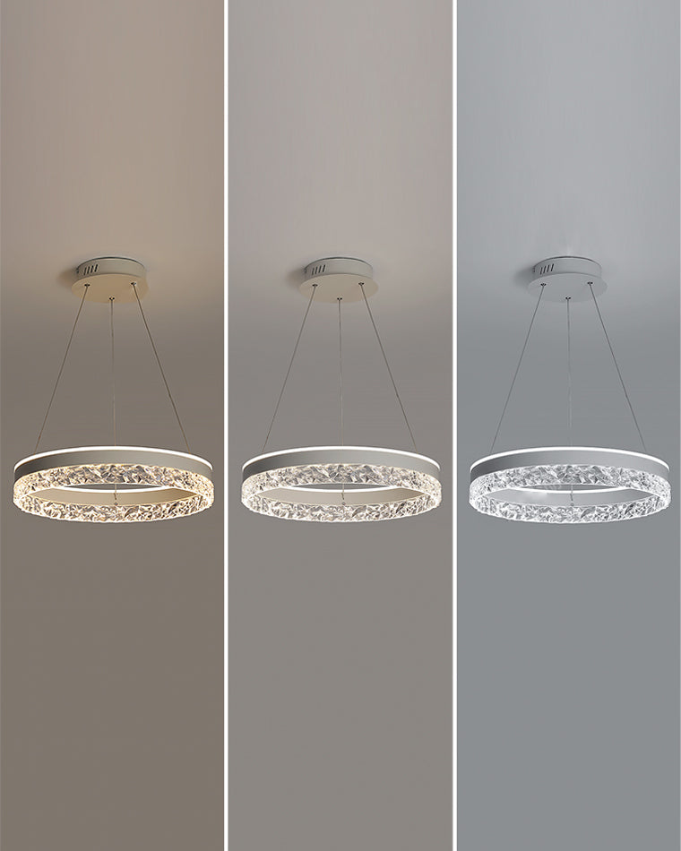 Olverai Acrylic Circular LED Chandelier